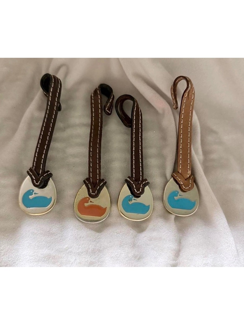 Vintage Dooney & Bourke Duck Purse Hang Tags/Fobs Lot of 4 Replacement